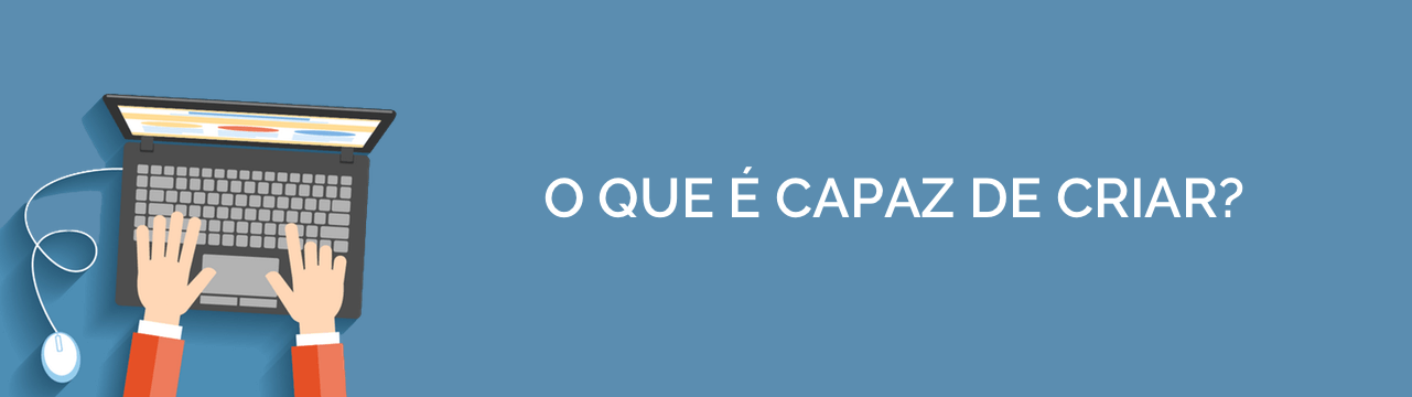 O que é capaz de criar com a Unity